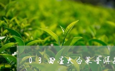 03四星大白菜普洱茶价格/2023051062604