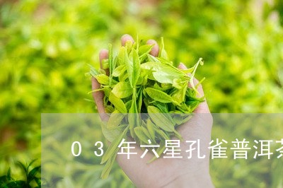 03年六星孔雀普洱茶/2023092986248