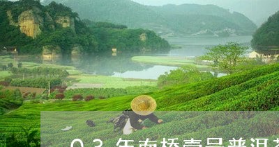 03年南桥壹号普洱茶/2023092707151