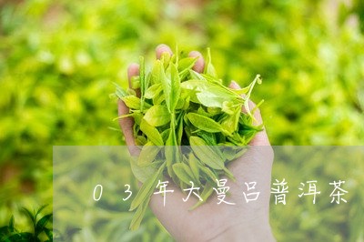 03年大曼吕普洱茶/2023091547169