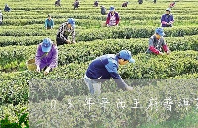 03年平西王府普洱茶/2023092865248