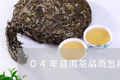 04年普洱茶品质怎样呢/2023050665947