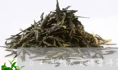 04年朝天贡瑞普洱茶/2023073180747