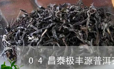 04昌泰极丰源普洱茶/2023061919584