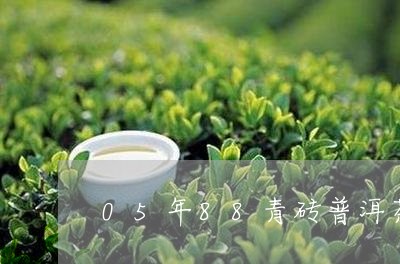 05年88青砖普洱茶/2023080182685