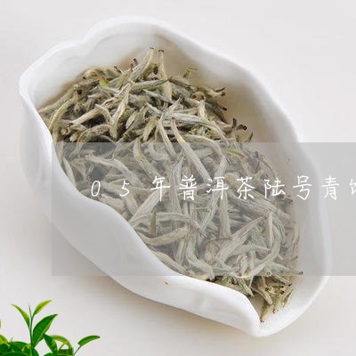 05年普洱茶陆号青饼/2023092747681