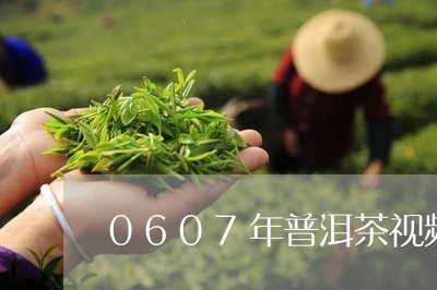 0607年普洱茶视频/2023062853815