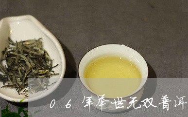 06年举世无双普洱茶/2023062363714