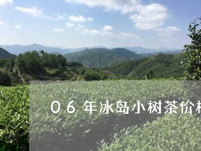 06年冰岛小树茶价格/2023092330493