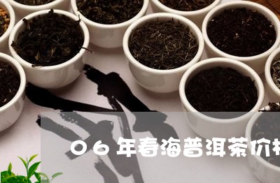 06年春海普洱茶价格/2023062283947