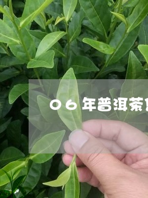 06年普洱茶售价表图片/2023112759391