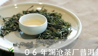 06年澜沧茶厂普洱茶/2023073141827