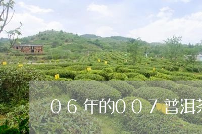 06年的007普洱茶/2023100851796