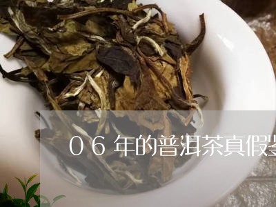 06年的普洱茶真假鉴别/2023110166149