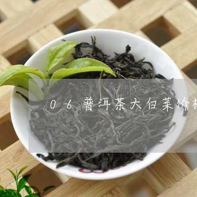 06普洱茶大白菜价格/2023092660595