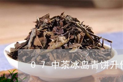 07中茶冰岛青饼升价/2023061228493