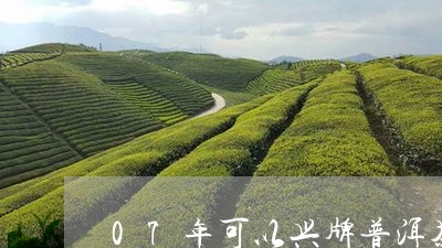 07年可以兴牌普洱茶/2023062373725