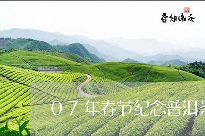 07年春节纪念普洱茶/2023062413734