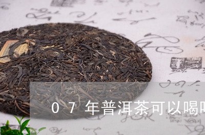 07年普洱茶可以喝吗/2023072402726