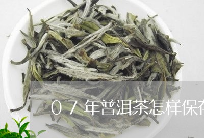 07年普洱茶怎样保存/2023062791705