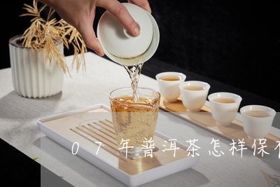 07年普洱茶怎样保存/2023080305158