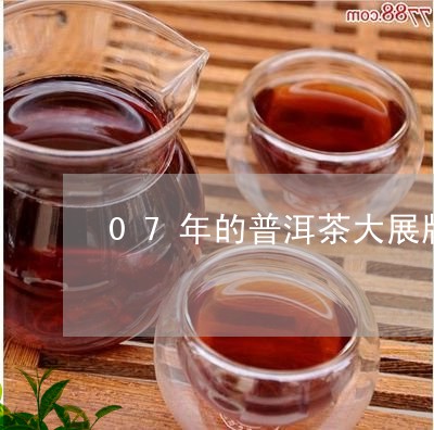 07年的普洱茶大展牌/2023062197360