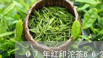 07年红印沱茶8621报价/2023052624150