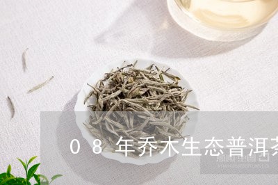 08年乔木生态普洱茶/2023100793915