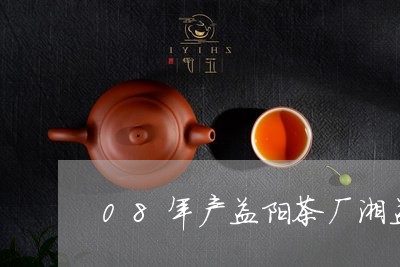 08年产益阳茶厂湘益茯茶/2023051138626