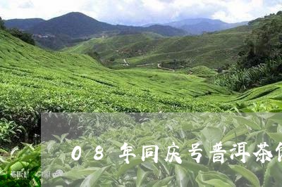 08年同庆号普洱茶饼/2023092909586