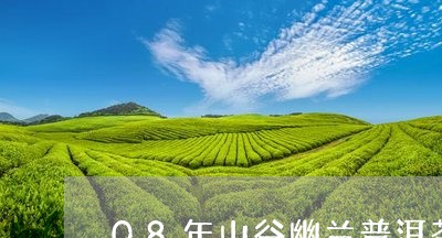 08年山谷幽兰普洱茶/2023062553848