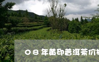 08年黄印普洱茶价格/2023110565946