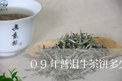 09年普洱生茶饼多少钱一个/2023052979613