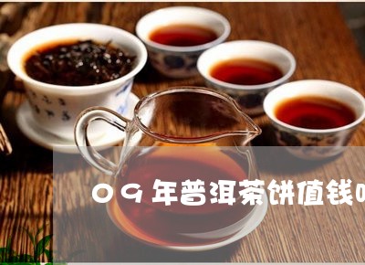 09年普洱茶饼值钱吗/2023110506418