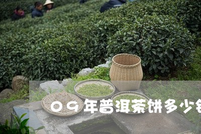 09年普洱茶饼多少钱一个啊/2023052802927