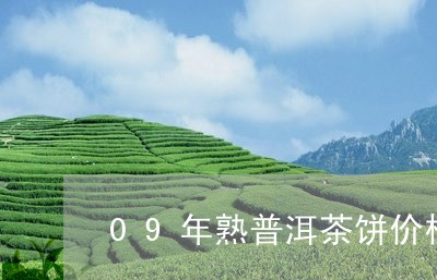 09年熟普洱茶饼价格是多少/2023052897381