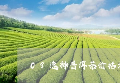 09逸神普洱茶价格表/2023092878471