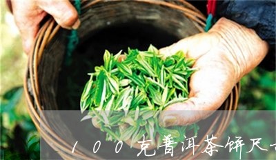 100克普洱茶饼尺寸/2023100702915