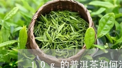 10g的普洱茶如何泡/2023061750915