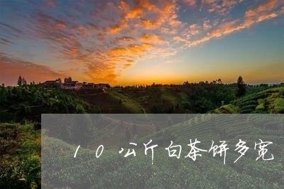 10公斤白茶饼多宽/2023071405249