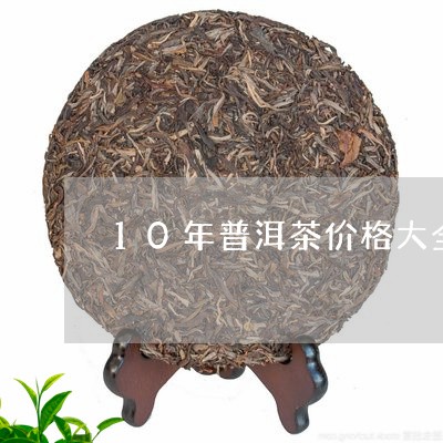 10年普洱茶价格大全/2023100515920