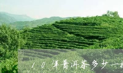 10年普洱茶多少一板/2023072356070