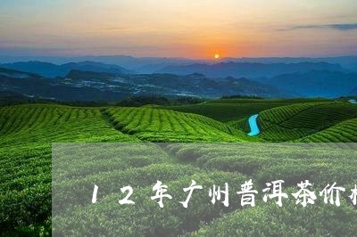 12年广州普洱茶价格及图片/2023052873614