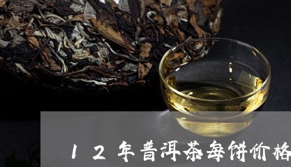 12年普洱茶每饼价格/2023062396280