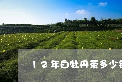 12年白牡丹茶多少钱/2023120971593