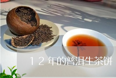 12年的普洱生茶饼/2023042770684