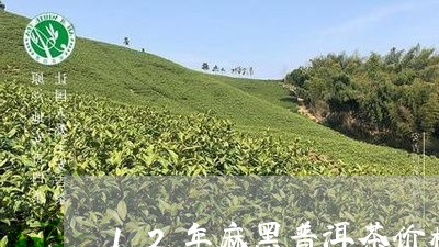 12年麻黑普洱茶价格/2023062387350