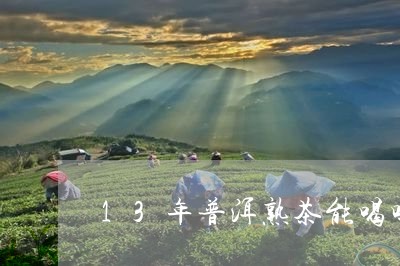 13年普洱熟茶能喝吗/2023061392607