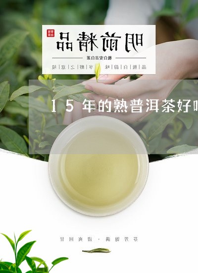 15年的熟普洱茶好吗/2023062314380