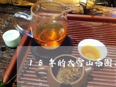 18年的大雪山茶图片/2023071362717